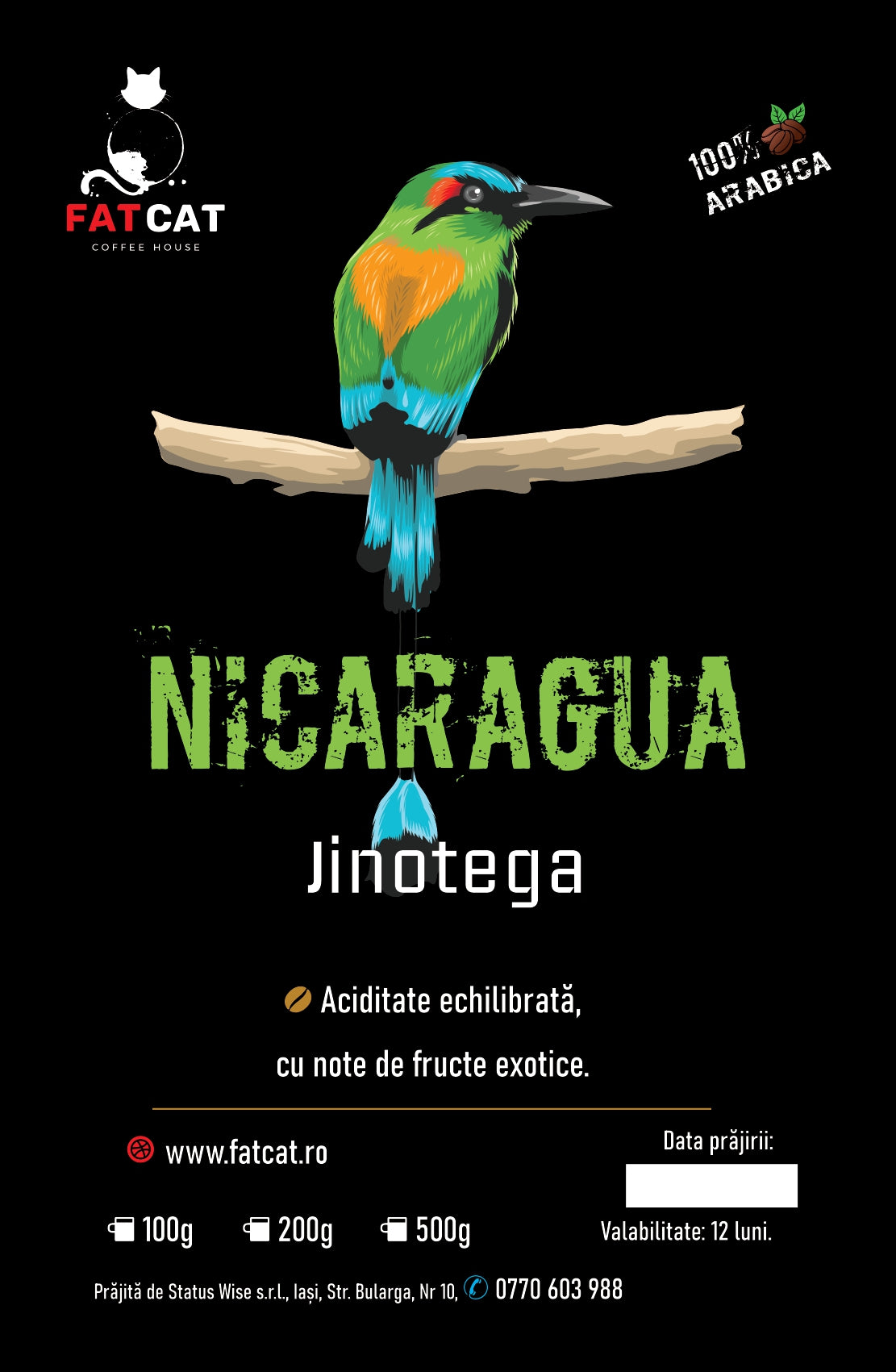Nicaragua Jinotega - Fatcat Coffee