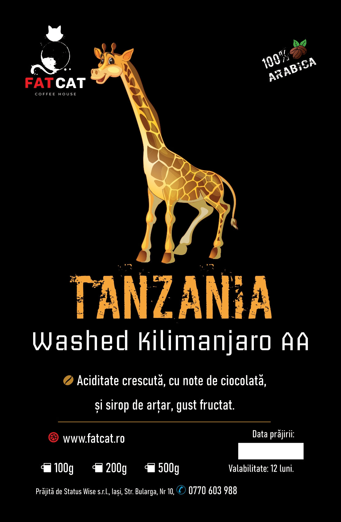 Tanzania Kilimanjaro - Fatcat Coffee