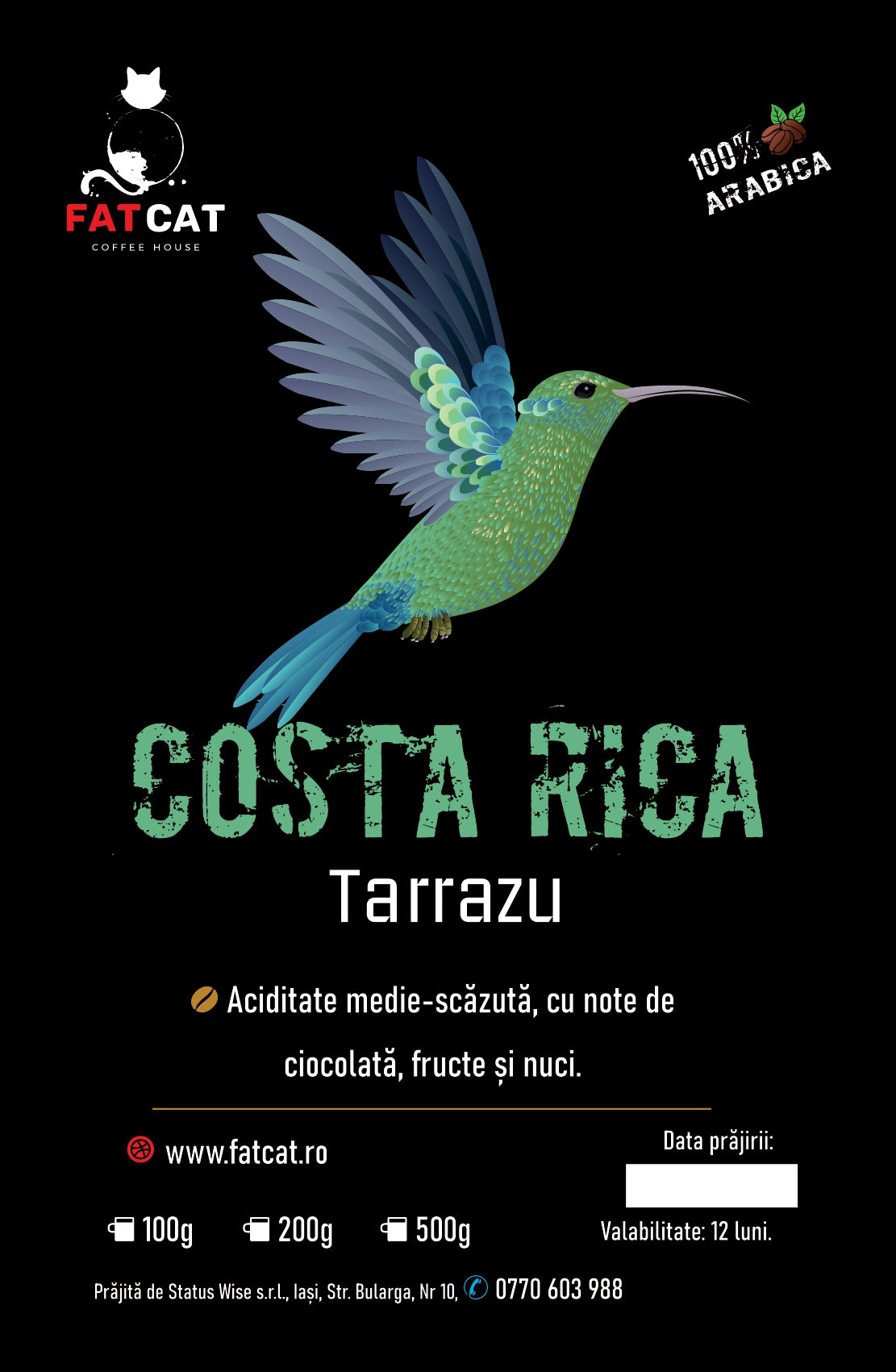 Costa Rica Tarrazu - Fatcat Coffee