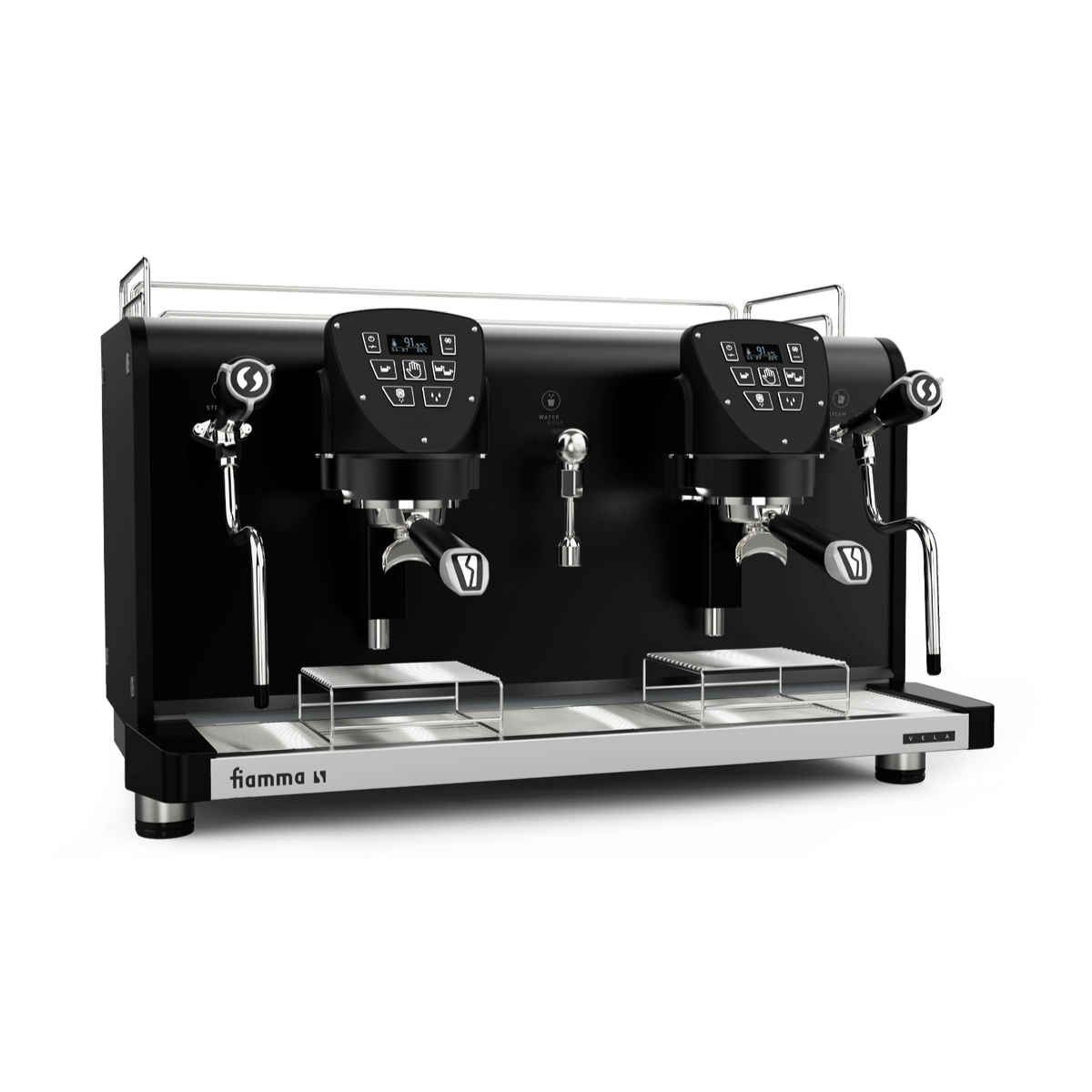 Espressor Fiamma Vela 2 Dual, PID ,Digital management, Dual Boiler, Cool touch steam tubes